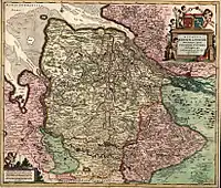 Duché de Brême-et-Verden, carte de 1655.