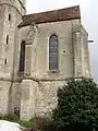 Chœur, vue depuis le sud.