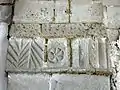Chapiteaux du 1er&nbsp;pilier du sud (intérieur).