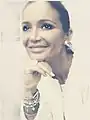 Photographie montrant Miss Belgique 1999, Brigitta Callens