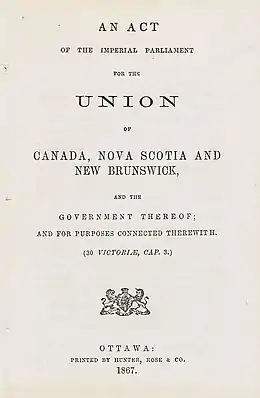 Image d'une page de garde rédigée en anglais.