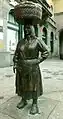 Statue à la paysanne croate, Marché de Dolac, Gornji Grad - Medveščak
