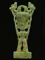 Poignée de couteau en bronze. Lame : fer, IIe – Ve&nbsp;siècle env. H. 8&nbsp;cm. env. Shisanhang SSH Museum
