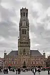 Beffroi de Bruges, Belgique, XIIIe&nbsp;siècle.