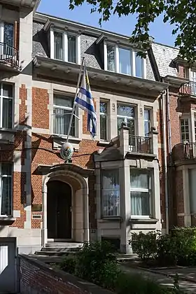 Vue de la mission diplomatique