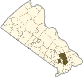 Localisation de Middletown Township