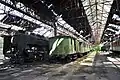 Istvántelek, train graveyard