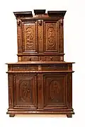 Buffet à deux corps du XVIe&nbsp;siècle