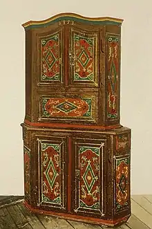 Buffet de coin (Obermodern, 1813).