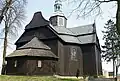 L'église en bois de la sainte Croix.