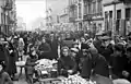 Marché rue Smocza vue depuis la rue Pawia (mai 1941)