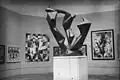 Une sculpture de Rudolf Belling exposée en 1929.