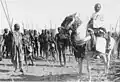 Le Sultan Boukar avec sa suite vers 1911-1915.