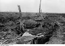 Tranchées de la bataille d'Armentières.