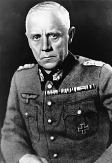 Photographie en noir et blanc de Ludwig Beck en 1936