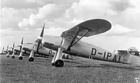 Vue de l'avion.