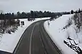 Le B&nbsp;298 entre Mutlangen et Rehnenhof-Wetzgau en direction du nord