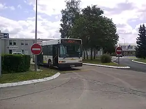 Le midibus Heuliez GX 117 no&nbsp;8771 en 2009.