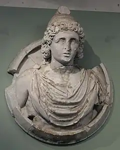 Attis, médaillon de la villa romaine de Chiragan (Haute-Garonne).