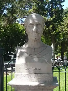 Buste d'Archimède.