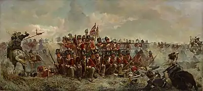 28th Regiment at Quatre Bras (en)