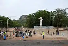 Cérémonie au calvaire de Dassa-Zoumé