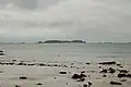 Cézembre vue depuis Saint-Malo.