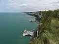 La falaise et les éoliennes (2).