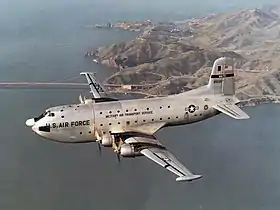 Vue de l'avion.