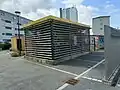 Un C-Park Vélo à proximité de la halte de Rennes-Pontchaillou