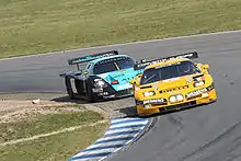 Corvette C5-R et Maserati MC12 de 2005.