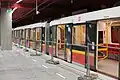 La station lors des premiers essais