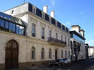 Hôtel Planté, siège du Conseil départemental des Landes, rue Victor Hugo.