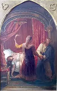 Frédégonde et Chilpéric (vers 1826), musée des Beaux-Arts d'Orléans