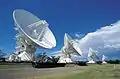 Quatre antennes du Compact Array.