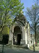 La tombe au cimetière du Père-Lachaise.
