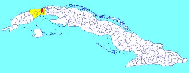 Municipalité de Caimito dans la province d'Artemisa