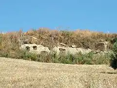 Tombeaux en hypogées datant de l'âge du bronze, découverts dans le parc archéologique de Sabucina près de la ville multimillénaire de Caltanissetta en Sicile. La ville de Caltanissetta laisse des traces d'occupation humaine depuis le IVe&nbsp;millénaire&nbsp;av. J.-C.
