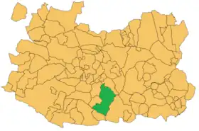 Localisation de Calzada de Calatrava