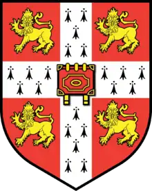 Blason des armoiries de l'Université de Cambridge