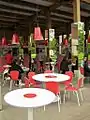 Buvette conçue par Matteo Ragni pour Camparisoda.