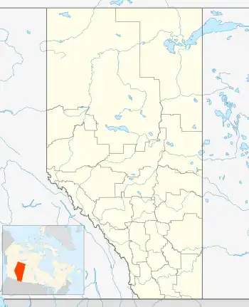 Voir sur la carte administrative de l'Alberta
