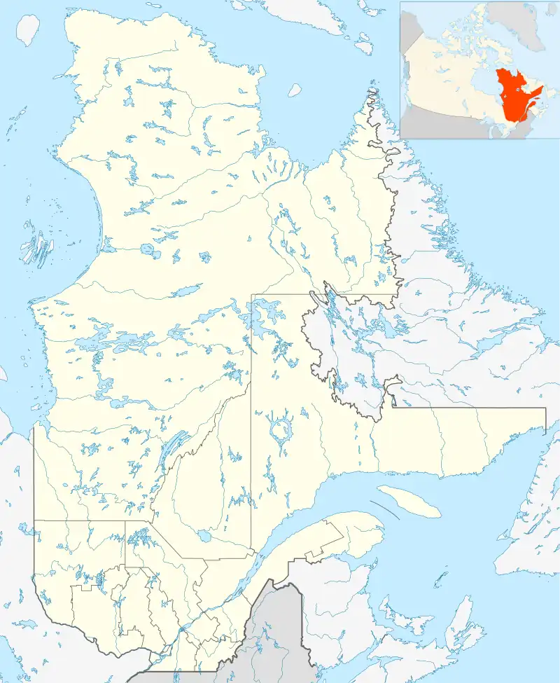Voir sur la carte administrative du Québec