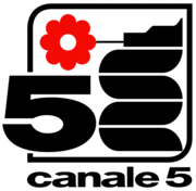 Logo de Canale 5 du 13 janvier 1982 au 20 septembre 1985