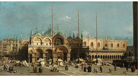 Canaletto (1697–1768), Place Saint-Marc à Venise, vers 1740-1750. Musée d'Art contemporain de Rolandseck, Remagen.