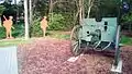 Canon et soldats de fer