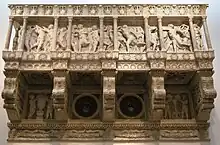 Blacon d'orgue à colonnes