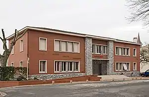 L'hôtel de ville.