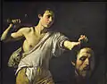 David et Goliath de Caravage : la tête décapitée est un symbole récurrent du nigredo