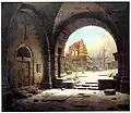 Ruines du chœur de Heisterbach, 1840